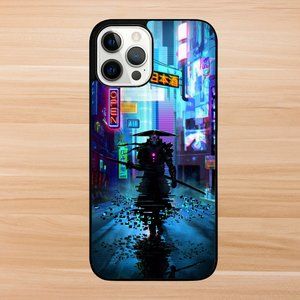 Aesthetic Wave Anime Glitch iPhone Case